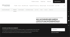 Desktop Screenshot of lexusforum-darmstadt.de